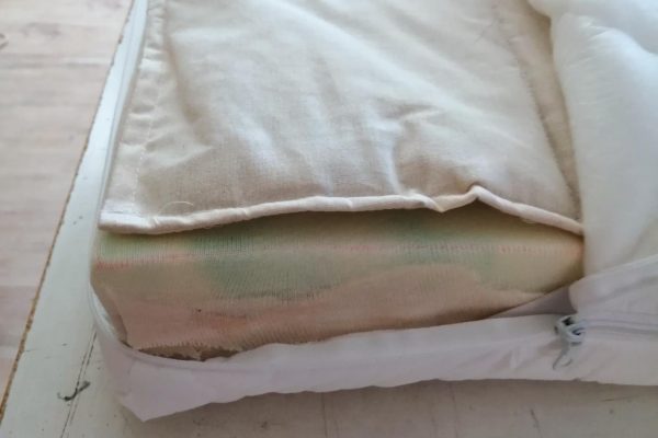 gyapjúbetét matracra, a külső matrachuzat alá